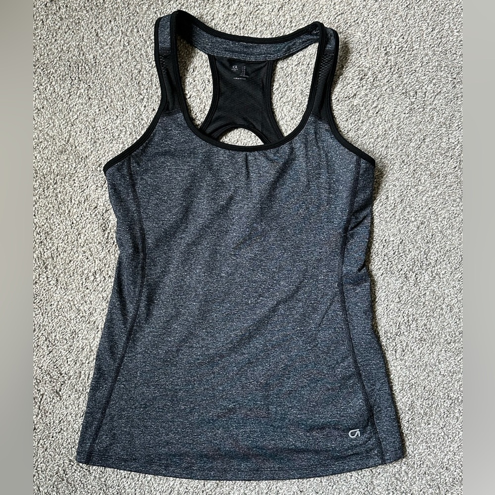 Gray Athletic Gap Fit Tank Top